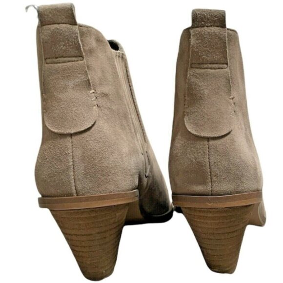 Vince Camuto Halissa Suede Bootie Womens 7.5M/38 Beige #324E - Picture 7 of 11